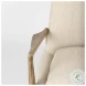 Westan Cream Boucle Fabric Accent Chair