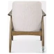 Westan Cream Fabric Accent Chair