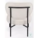 Amelia Cream Boucle And Black Metal Accent Chair