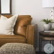 D'Arcy Tan Leather Sofa