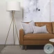 Olaf Tan Leather Sofa