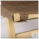 Elodie Brown Leather Accent Chair
