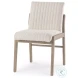 Tahoe Cream Boucle And Light Brown Wood Dining Chair