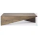 West Medium Brown Angled Coffee Table