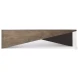 West Medium Brown Angled Coffee Table