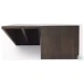 West Medium Brown Angled Coffee Table