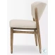 Cline Cream Fabric Dining Chair