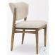 Cline Cream Fabric Dining Chair