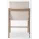 Tahoe Cream Boucle And Light Brown Wood Dining Chair