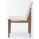 Cavett Cream Boucle And Light Brown Wood Dining Chair