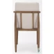 Cavett Cream Boucle And Light Brown Wood Dining Chair