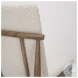 Cavett Cream Boucle And Light Brown Wood Dining Chair