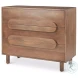 Astrid Medium Brown Solid Wood 3 Drawer Cabinet