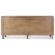 Astrid Brown Solid Solid Wood 6 Drawer Sideboard