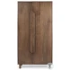 Astrid Medium Brown Solid Wood Armoire