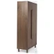 Astrid Medium Brown Solid Wood Armoire