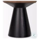 Mitchell Brown Wood And Black Metal Side Table