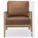 Raeleigh Cognac Leather Accent Chair