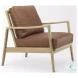 Raeleigh Cognac Leather Accent Chair