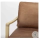 Raeleigh Cognac Leather Accent Chair