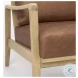 Raeleigh Cognac Leather Accent Chair