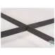 Marquisa Light Brown Wood And Black Metal Large Coffee Table