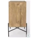 Cairo Brown Solid Wood 2 Door Accent Cabinet