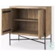 Cairo Brown Solid Wood 2 Door Accent Cabinet