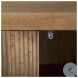 Cairo Brown Solid Wood 2 Door Accent Cabinet