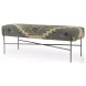 Avery Multi Colored Upholstered Accent Bench