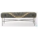 Avery Multi Colored Upholstered Accent Bench