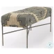 Avery Multi Colored Upholstered Accent Bench