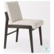 Tahoe Cream And Dark Brown Wood Dining Chair
