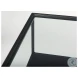 Samson Matte Black Metal And Glass Side Table