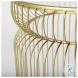 Shani Glass Top And Gold Metal Accent Table Set Of 2