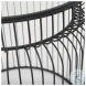 Shani Glass Top And Black Metal Accent Table Set Of 2