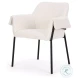 Brently Cream Boucle Fabric Dining Chair