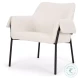 Brently Cream Boucle Fabric Accent Chair