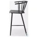 Colin Black Metal Counter Height Stool