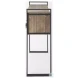 Carga Brown Wood And Black Metal Console Table