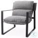 Guilia Castlerock Gray Sling Accent Chair