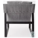 Guilia Castlerock Gray Sling Accent Chair