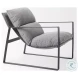 Guilia Castlerock Gray Sling Accent Chair