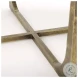 Atticus White Marble And Antiqued Gold Metal Coffee Table