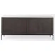 Divina White Marble And Black Metal Sideboard