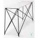 Lorlei White Marble And Gray Iron Console Table