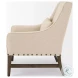 Kensington Cream Fabric Accent Chair