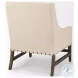 Kensington Cream Fabric Accent Chair