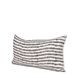 Jenna Cream and Black Lumbar Decorative Pillow Cover