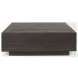 Hayden Dark Brown Wood Square Coffee Table
